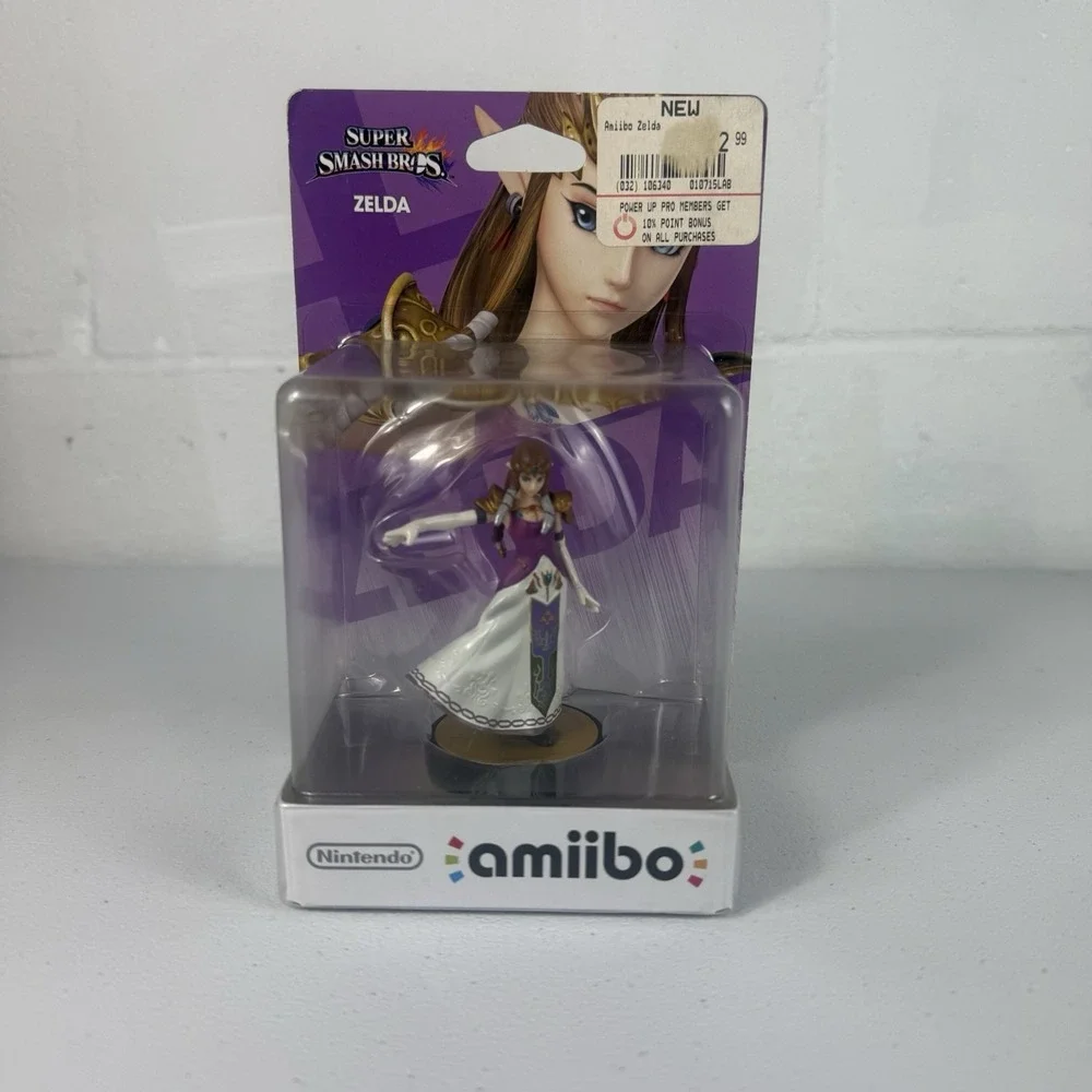 Zelda - New Sealed - Super Smash Bros Amiibo - Nintendo Switch Wii U DS